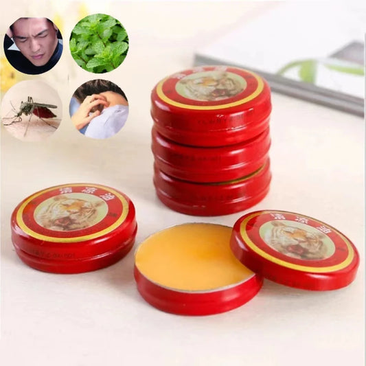 10/5/1PCS Natural Tiger Balm Essential Cool Oil Mosquito Repellent Itch Relieving Relieve Treatment of Cold Headache Dizziness